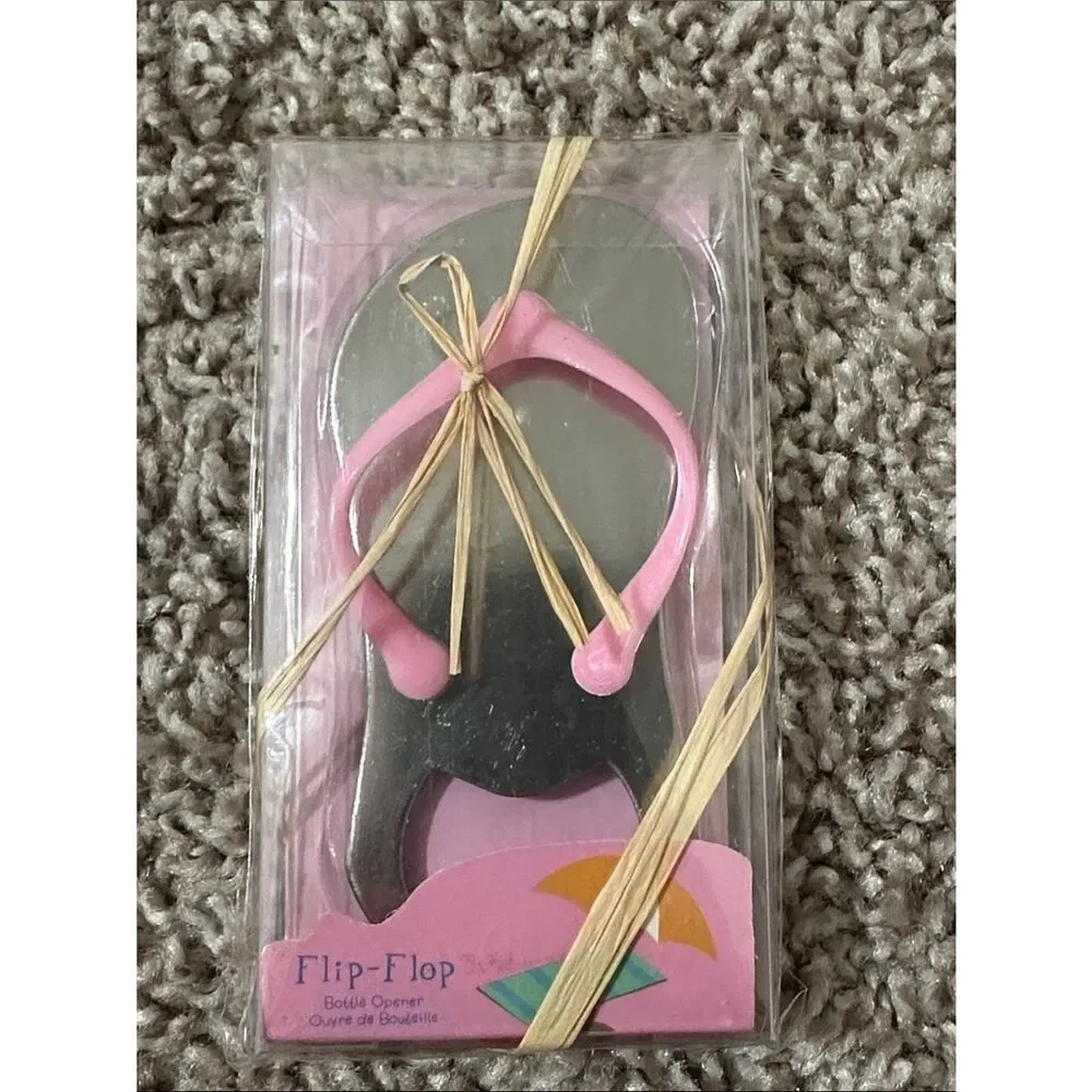 New Pink Flip-Flop Bottle Opener